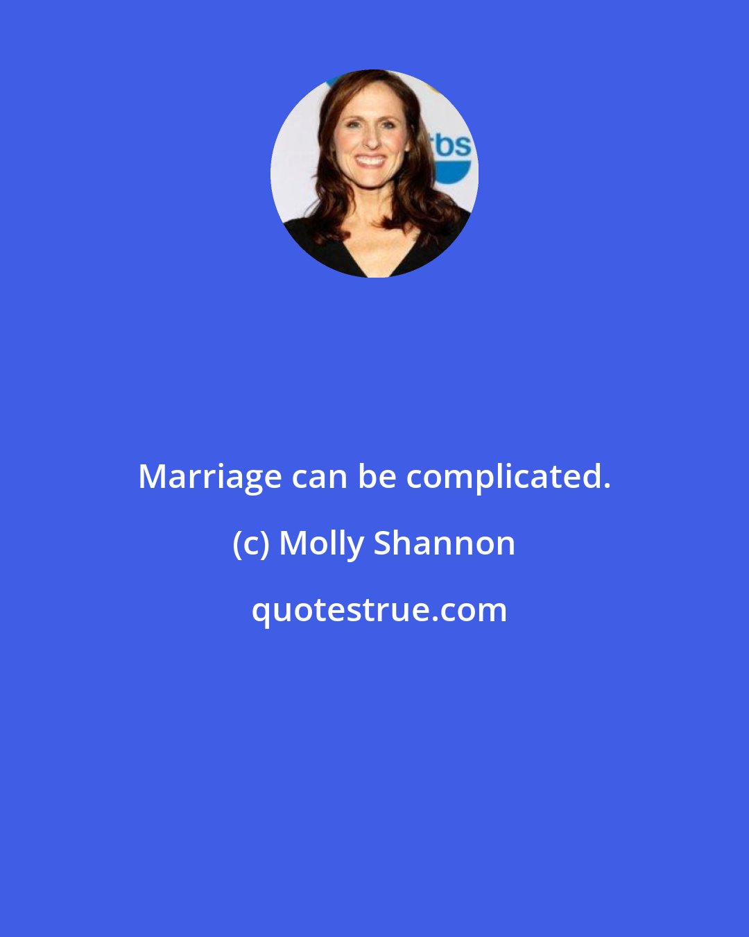 Molly Shannon: Marriage can be complicated.