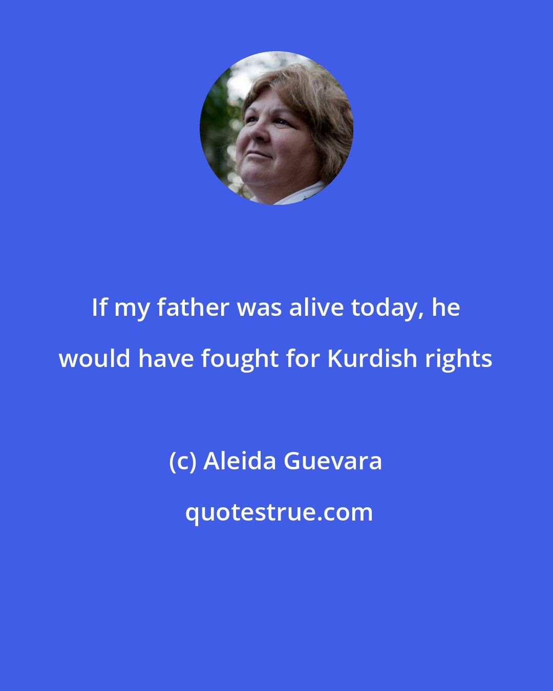 Aleida Guevara: If my father was alive today, he would have fought for Kurdish rights