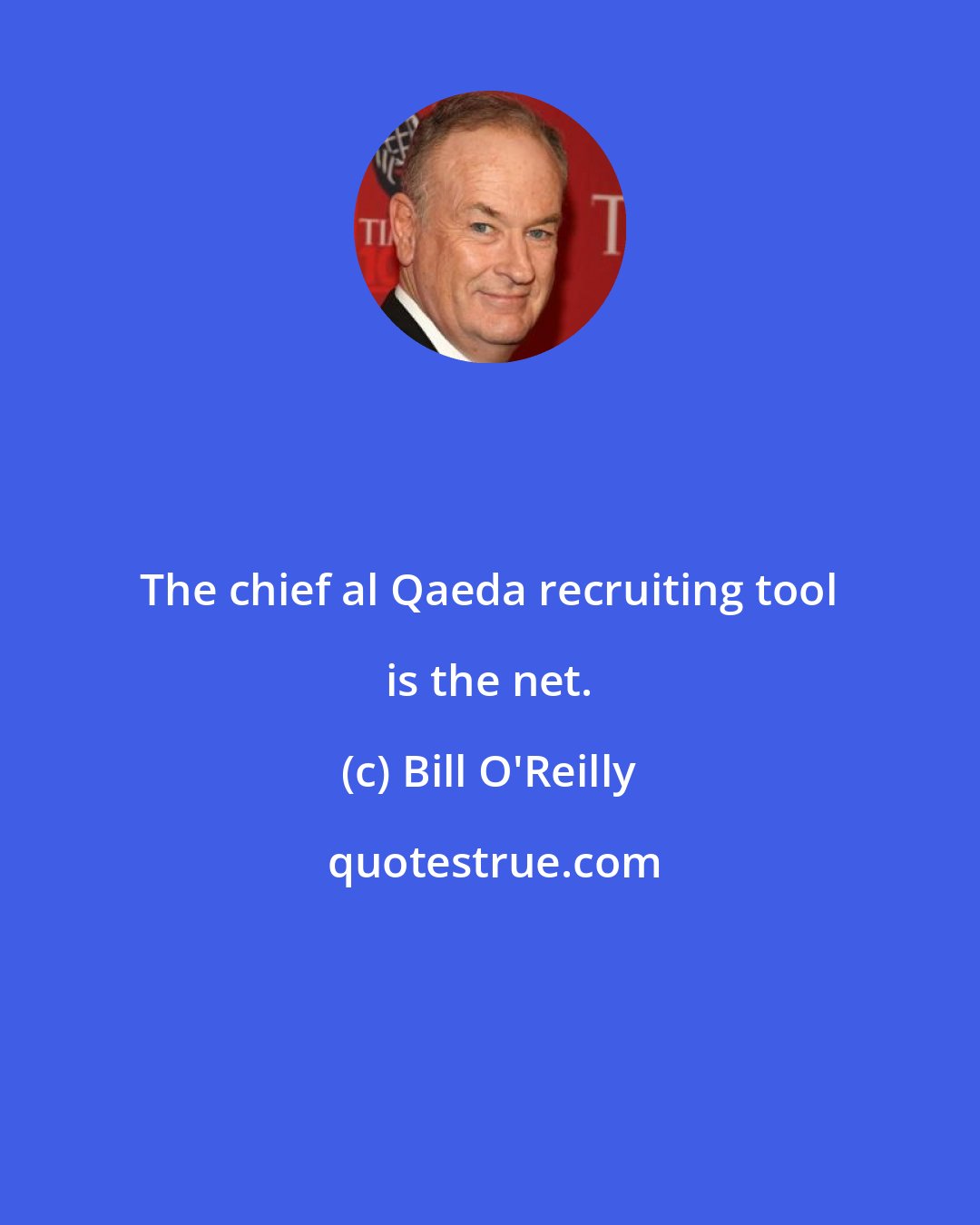 Bill O'Reilly: The chief al Qaeda recruiting tool is the net.