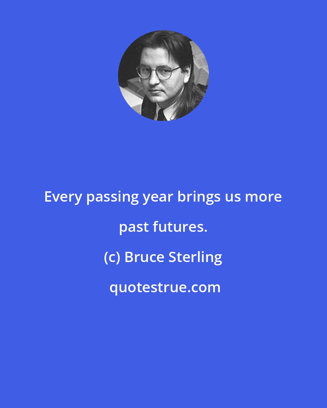 Bruce Sterling: Every passing year brings us more past futures.