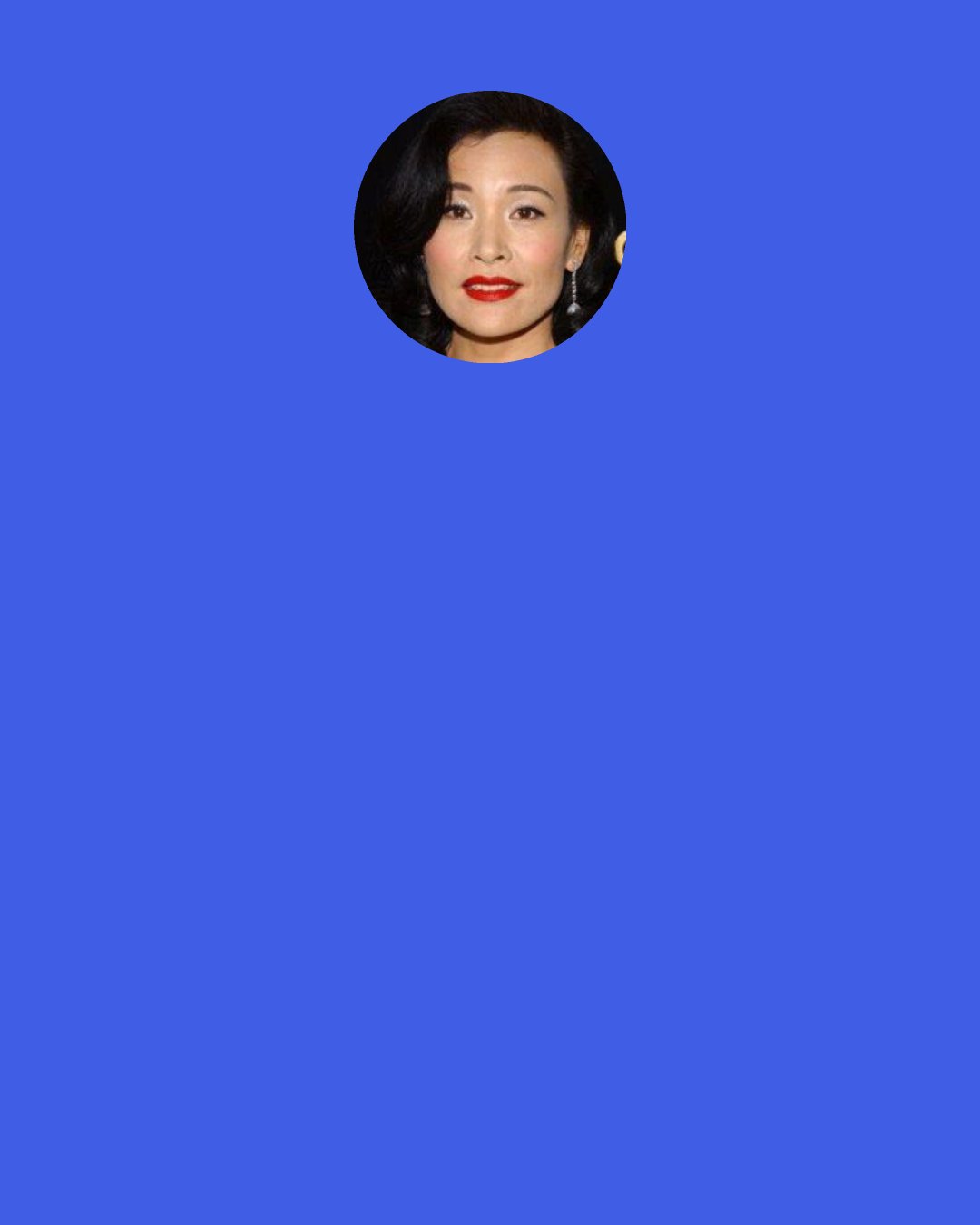 Joan Chen: I remember watching Swan Lake and everybody looking exactly the same, but being able to relate because they were the only company I had ever seen even on video that had Asian dancers. The Asian community in Hawaii is actually almost as dominant as the Caucasian community. I thought "I can relate to that company because they look like people that I see every day." They weren't all little stick-thin Russian ballerinas.