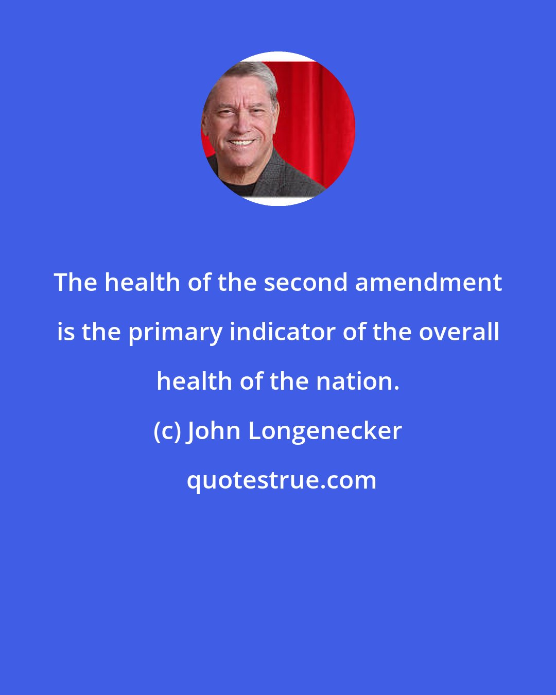 John Longenecker: The health of the second amendment is the primary indicator of the overall health of the nation.