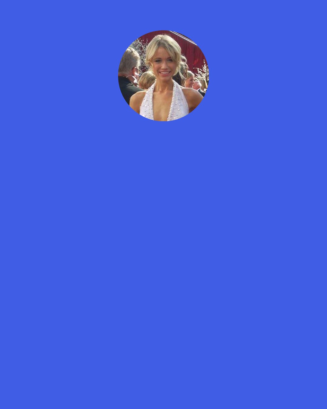 Katrina Bowden: I can’t say, "I eat whatever I want when I want," but I have come up with some great treats for myself that are healthy and satisfying.