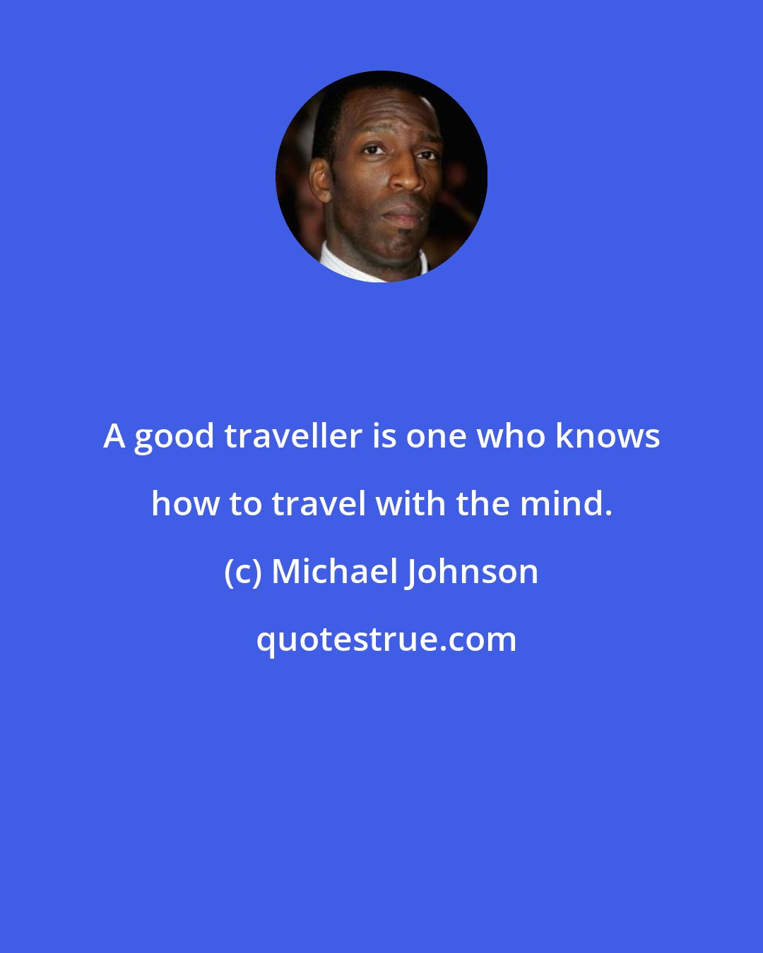 Michael Johnson: A good traveller is one who knows how to travel with the mind.